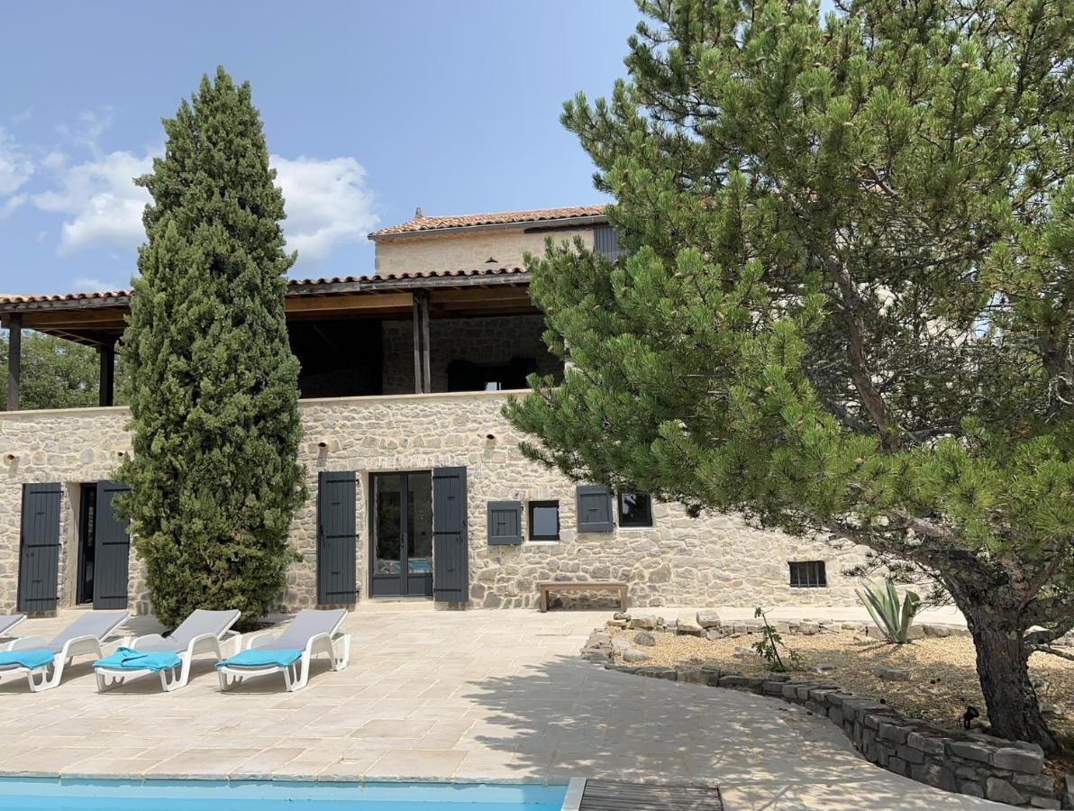 莱旺Luxurious Family House With Pool In Ardeche.别墅 外观 照片