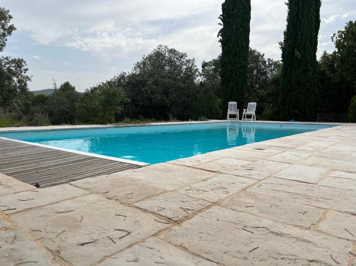 莱旺Luxurious Family House With Pool In Ardeche.别墅 外观 照片