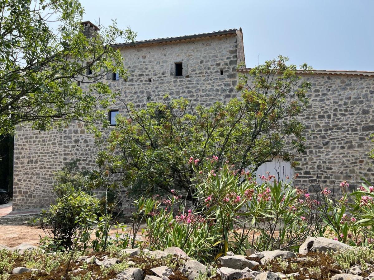 莱旺Luxurious Family House With Pool In Ardeche.别墅 外观 照片