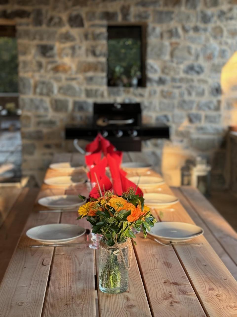 莱旺Luxurious Family House With Pool In Ardeche.别墅 外观 照片